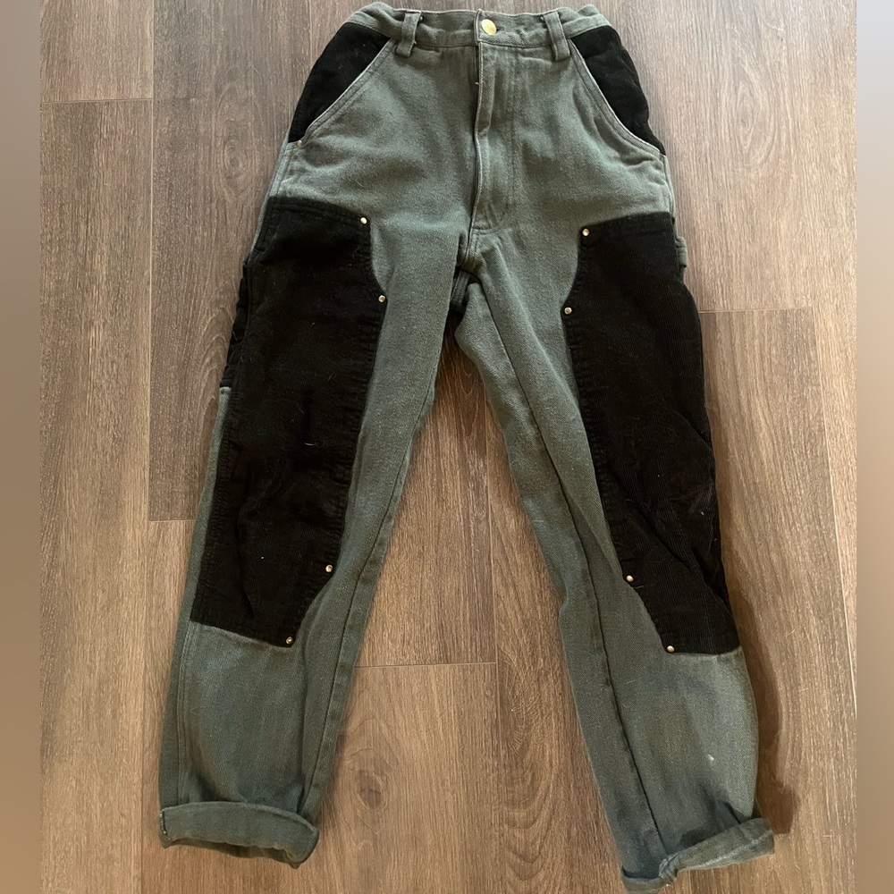 Wondery Renee 2.0 Painter’s Pant in Forest Colorway